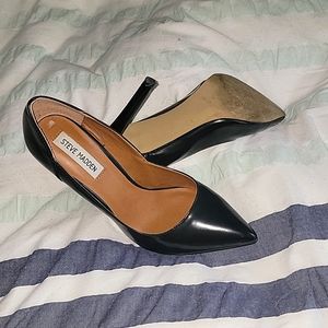 Black steve madden pumps 5inch heel